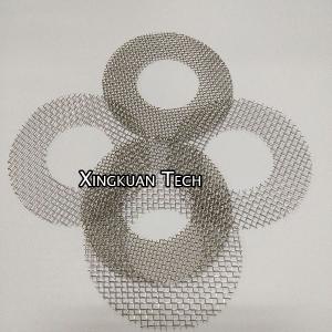 50mmx25mm SUS Stainless Steel Wire Mesh Ring Filter Screen Disc For Blow Dryer