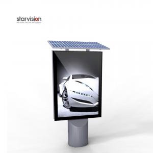 China Solar Powered IP55 Double Sided Light Box Outdoor Advertising Mockups supplier