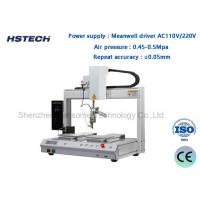 China Single Head Double Platform Temperature Control 5Axis Automatic Soldering Robot HS-S5331R on sale