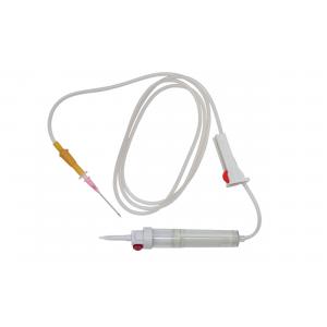 150cm Medical PVC Disposable Blood Transfusion Set With Flow Rate Control