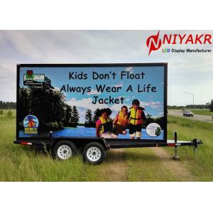 China Waterproof Truck Trailer Outdoor Mobile LED Screen For Mobile Advertising supplier