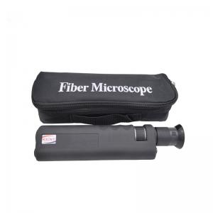 China Handheld Optical Fiber Inspection Microscope , 200x 400x Fiber Optic Inspection Tool supplier
