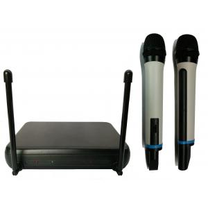 China UM-1016 Dual channel VHF mini size wireless microphone / micrófono / cheap wholesale