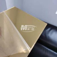 China High Reflective One Way Mirror Acrylic Silver Gold Acrylic Mirror Sheet 1mm on sale