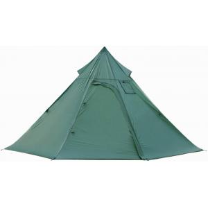 1.9 Kilograms Triangle Pyramid Iron Wall Stove Tent With Inner Mesh