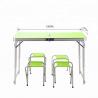 Plastic and Aluminum Picnic Folding Table 100kgs Load