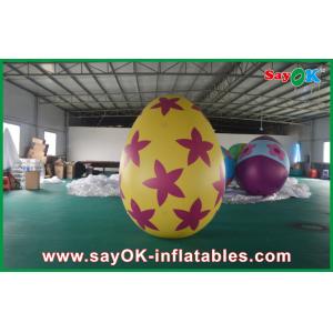 Decoration Colorful Inflatable Egg Easter Festival Decoration With Print  Inflatable Easter Egg For Sale