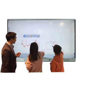 China 4K 60Hz Iboard Interactive Whiteboard Front Port With 3 Multi Use USB supplier