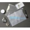k bags for cosmetic puff automatic slider zipper bag, OEM clear PVC bag/ PVC slider bag/PVC zipper bag, Make Up Or