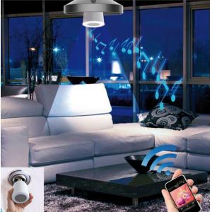 China Remote control led bulb with bluetooth speaker supplier