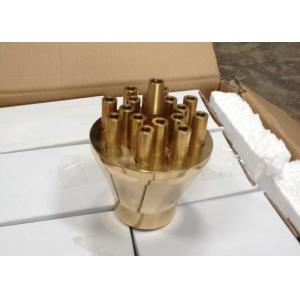 Brass Concertrating Shooting Fountain Jet Nozzle 55m3/h DN40