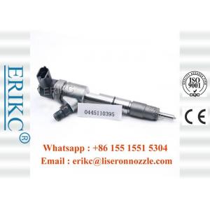 China ERIKC 0445110395 bosch genuine common rail injector 0 445 110 395 fuel pump dispenser injection 0445 110 395 supplier