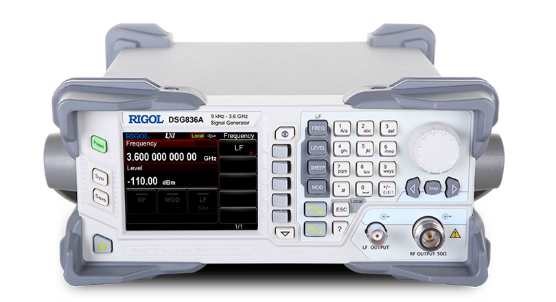 China RIGOL DSG800シリーズ RF信号発電機 9kHzから3.6 GHz DSG815/821/830/836/836A wholesale