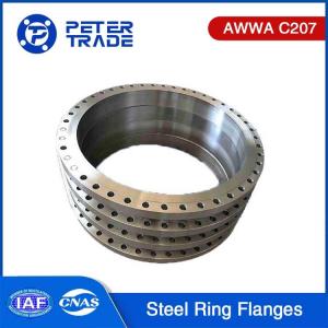 AWWA C207 Standard Steel Ring Flanges Class F 300 PSI For Waterwork Services