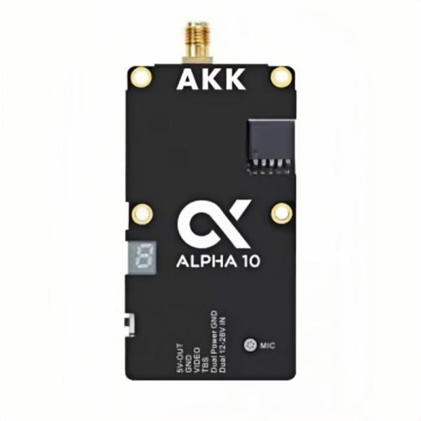 China AKK 5.8G 10W VTX Alpha10 Transmetteur vidéo Prise en charge de l'audio intelligent avec 80 CH Drone RC accessoires supplier