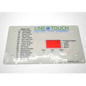 China Flat Type Membrane Switch Panel Non Tactile With Red Colored Transparency Window supplier