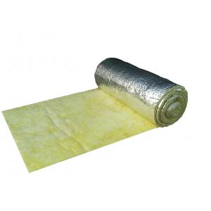 China Sound Proofing FSK Glass Wool Blanket Insulation , Yellow Fiberglass Blanket supplier