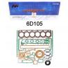 6D95 6D114 6D105 Excavator Engine Parts Komatsu Overhaul Full Gasket Set