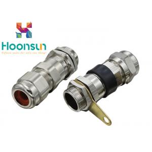 China Nickel Plated Brass BDM Explosion Proof Cable Gland , GRP Metal Cable Gland supplier
