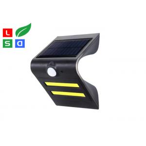 China Outdoor Curved 5W LED Solar Power Lamp 6000K Solar garden Wall Light supplier