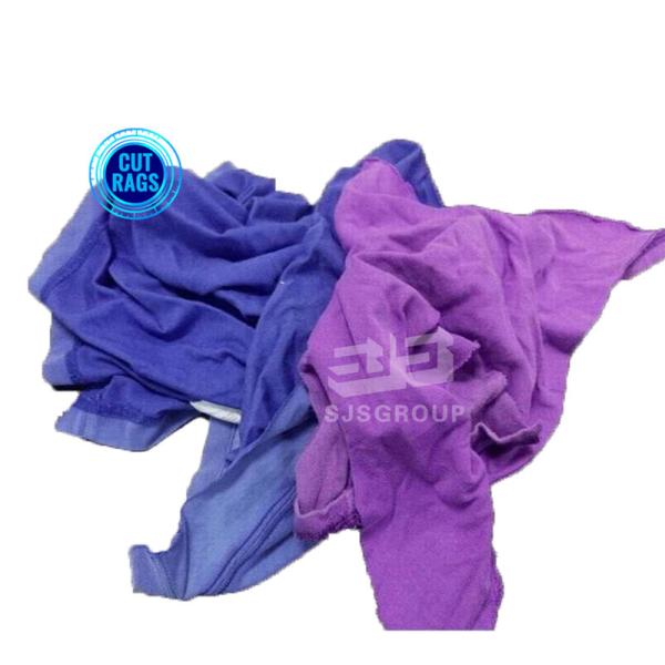 Assorted Color Terry Clothing Rags Industrial Textile Waste Cotton Wiping Cloth T Shirt Rags