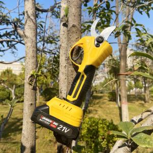 Outdoor Lithium Electric Pruning Scissors Fruit Tree Branch Battery Pruner Garden