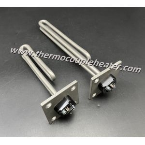 China Chauffage tubulaire à immersion à bride, élément chauffant en acier inoxydable, chauffage de liquide supplier