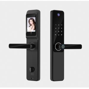 China Qleung S802Pro HD Camera Intelligent Fingerprint IC Card Key with WiFi Connectivity Smart Home Tuya Door Lock wholesale