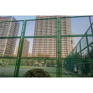 High Security Galvanized Vinyl Coated Chain Link Fence For Stadium Fence