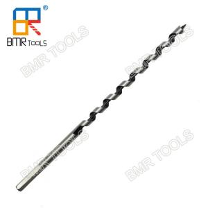 China BMR TOOLS 230mm Length Carbon Steel Hex Shank Hollow Wood Auger Drill Bits for Wood Deep Drilling supplier