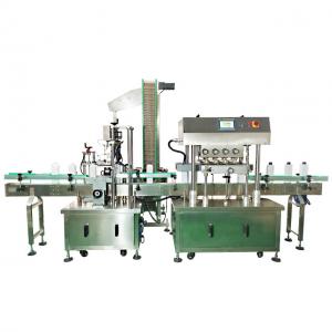 China High Speed Plastic Bottle Sealing Machine Linear Capping Machine for Round Screw Caps supplier