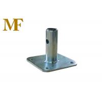 China Swivel Or Fixed Galvanized Pipe Post Universal Steel Scaffold Accessory Base Plate on sale