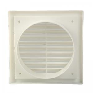 Round Air Grille for HVAC System White Aluminum Ceiling Diffuser for Air Conditioning