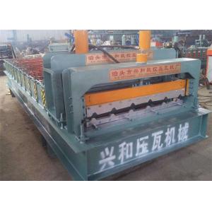 China PPGI Roof Panel Roll Forming Machine , Corrugated Sheet Roll Forming Machine supplier