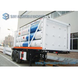 High Performance 12 Tubes Containe CNG Tank Trailer ISO11120 / BV