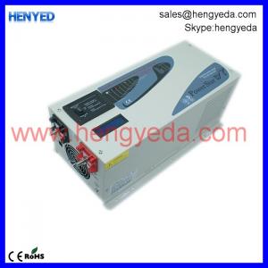 China pure sine wave 2000w power inverter with charger and LCD display supplier