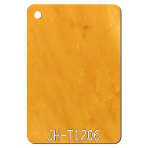 PMMA Yellow Stone Texture Pattern Acrylic Sheet Plastic Panel Board Decor 1050*1860MM