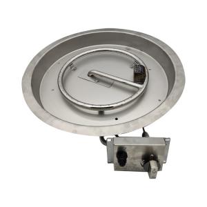 China ISO9001 Stainless Steel Fire Pit Tray 48cm Fire Pit Burner Pan supplier