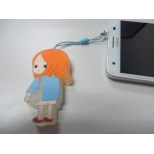 China Custom 2d/3d Soft PVC Cartoon Figures Shape With Durable Elastic Lanyard For Mobile Phone Accessories supplier