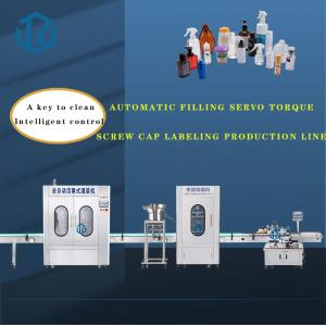 China Complete Packaging Automated Filling Machine Line PLC For Shampoos Lotions Body Creams supplier