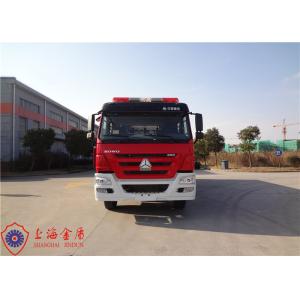 276kw Power 6x4 Drive Foam Fire Fighting Vehicle  With Double Row Structure Cab