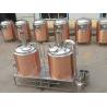 Rose Gold SS304 / 316 500L Small Brewery Equipment 50 / 60 Hz Frequency