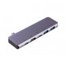 China Gray 5 In 1 Type C 3.0 Powered Usb Hub For Macbook Pro wholesale