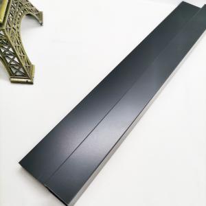 China ASTM Metal Stair Trim Black Tile Edge Trim Sandblasting supplier