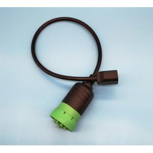 China Green Round Deutsch 9 Pin Type 2 J1939 Female to RJ45 Female Cable wholesale