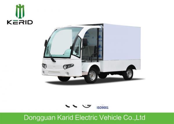 Electric Carry Van With Enclosed Loading Box / Food Or Goods Electric Delivery