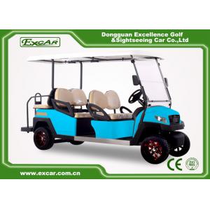 Electric Golf Carts With Italian Gearbox Sky Blue Easy Go Golf Cart