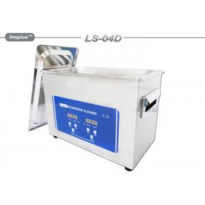 China Durable 4L Table Top Ultrasonic Cleaner With Industrial Transducers supplier