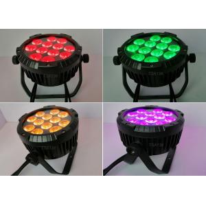 China IP65 RGBWAP 6in one Outdoor  Waterproof Flat Led Par With Purple Color Amber Color TSA136 supplier