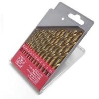 China 13PCS High Speed Steel HSS Twist Drill Bits Set For Metal With Ti-Coated on sale